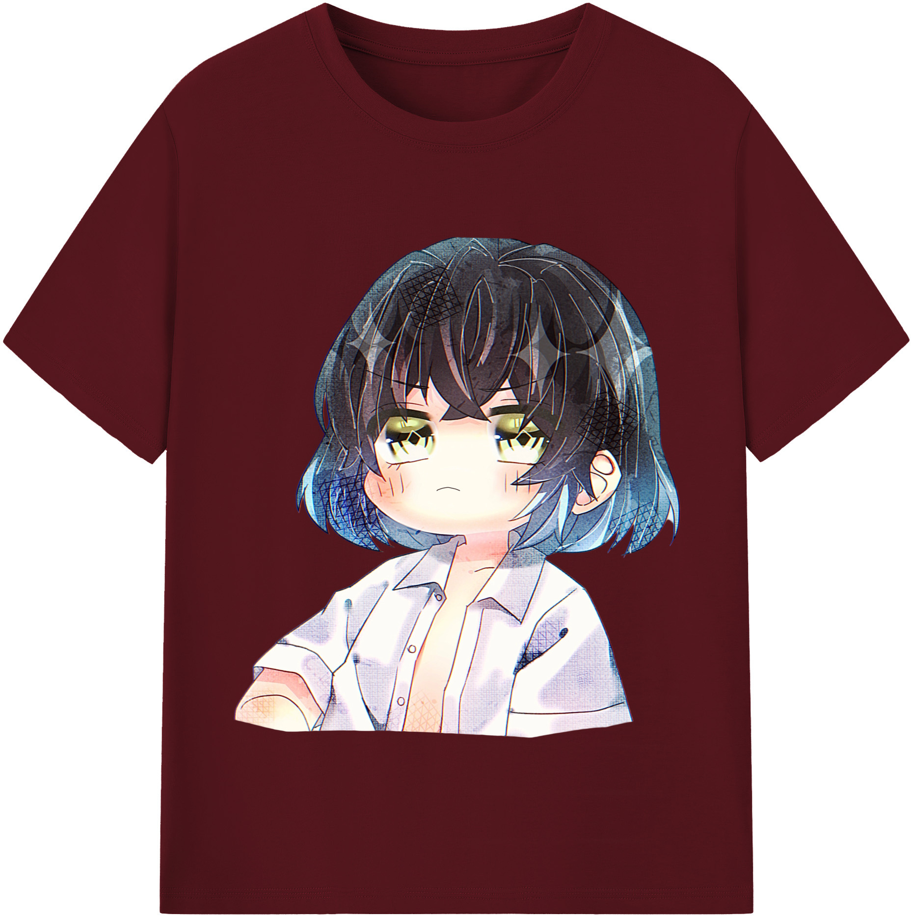 （画像用） 鬼滅の刃（きめつのやいば）嘴平 伊之助／はしびら いのすけ Hashibira Inosuke 綿100％半袖Tシャツ（フロントプリント）